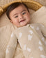 Quincy Mae Bamboo Zip Footie in Dancing Ghosts