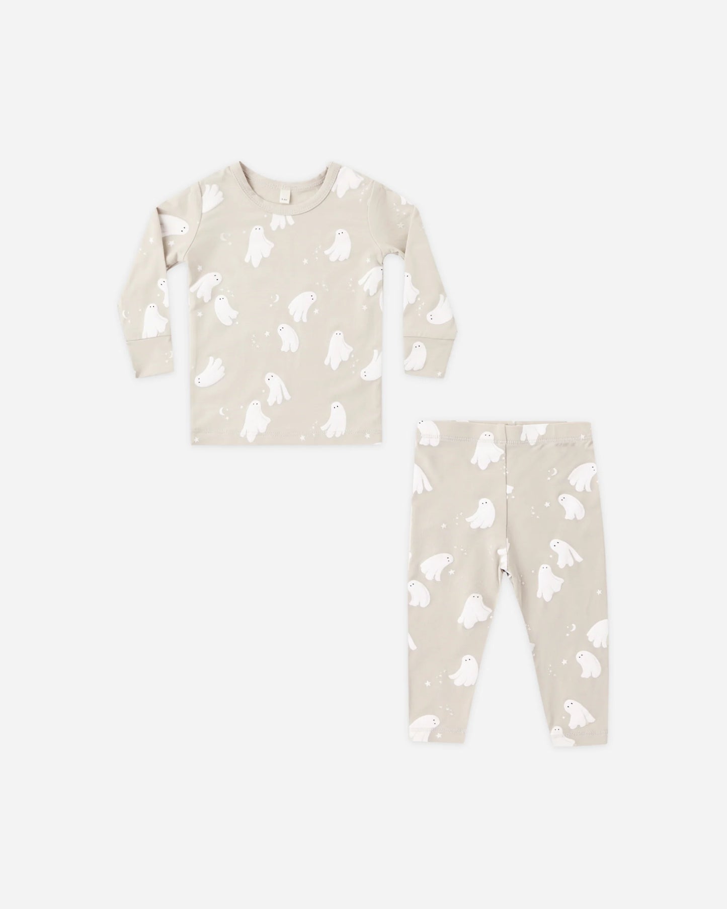 Quincy Mae Bamboo Pajama Set in Dancing Ghosts