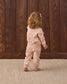 Quincy Mae Relaxed Fleece Sweatsuit Set in Sweet Ghost