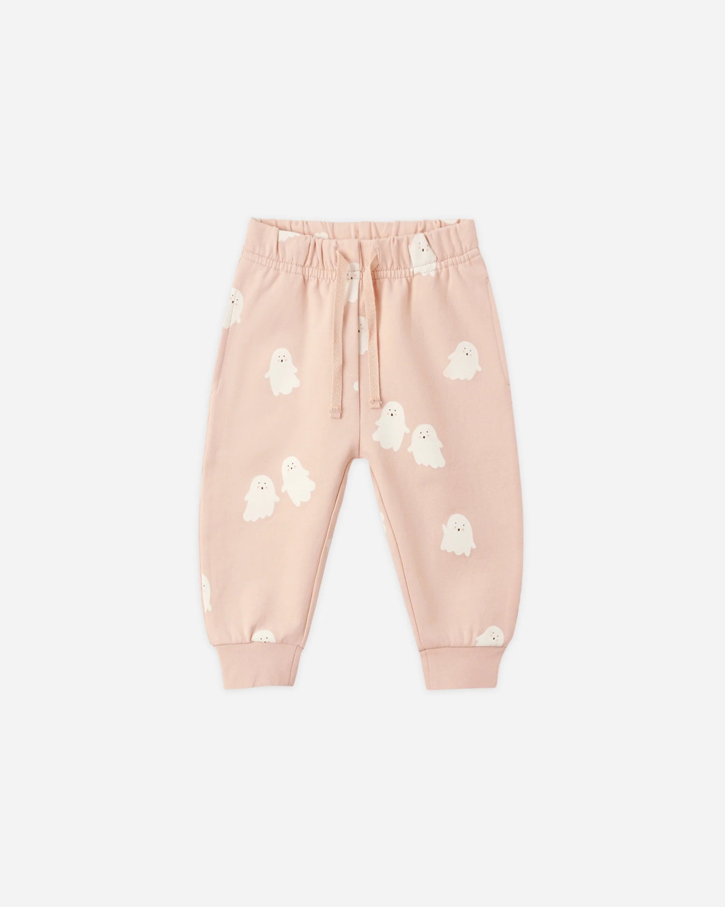 Quincy Mae Relaxed Fleece Sweatsuit Set in Sweet Ghost