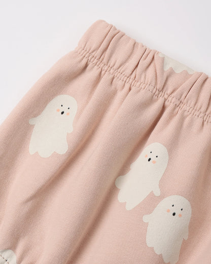 Quincy Mae Relaxed Fleece Sweatsuit Set in Sweet Ghost