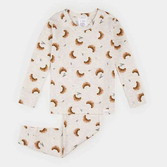 Petit Lem Infant PJ Set in Croissant