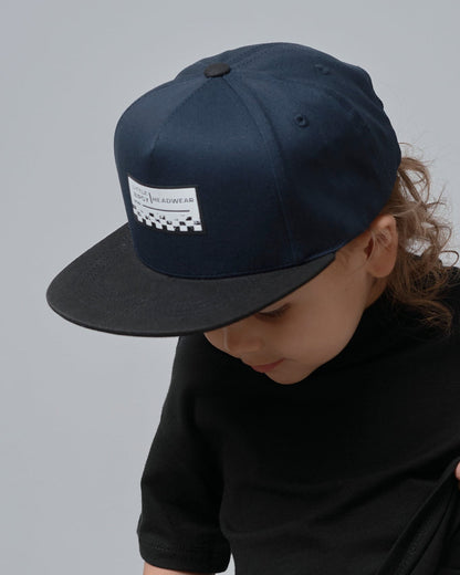 Little Bipsy Trucker Hat in Worn Indigo