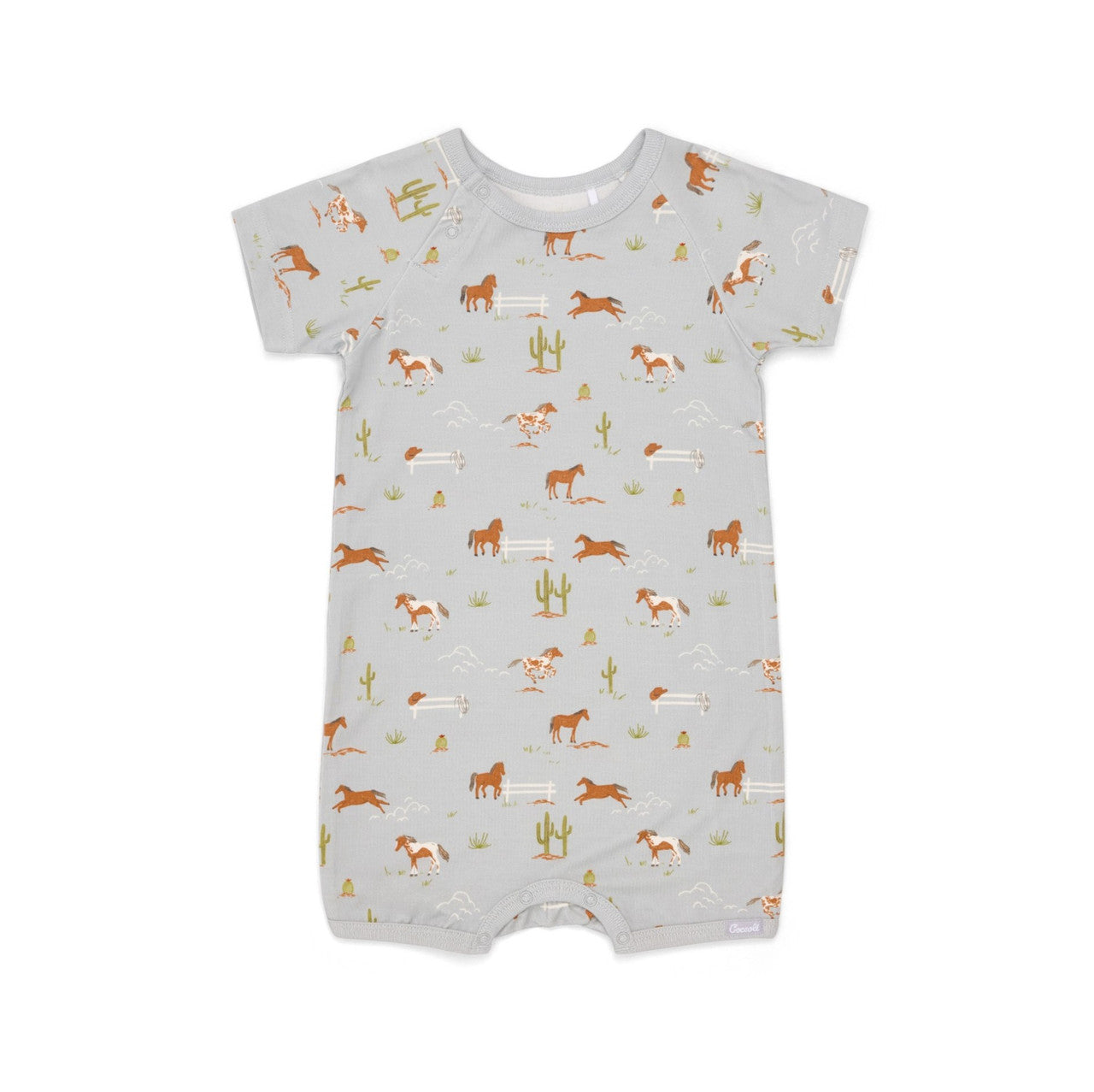 Coccoli Modal Romper in Horses on Mercury