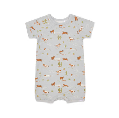 Coccoli Modal Romper in Horses on Mercury