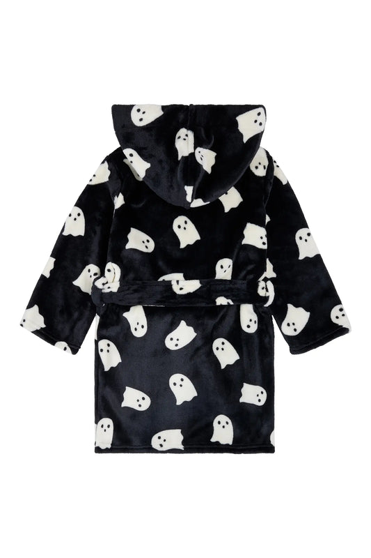 Petit Lem Plush Robe in Ghosts