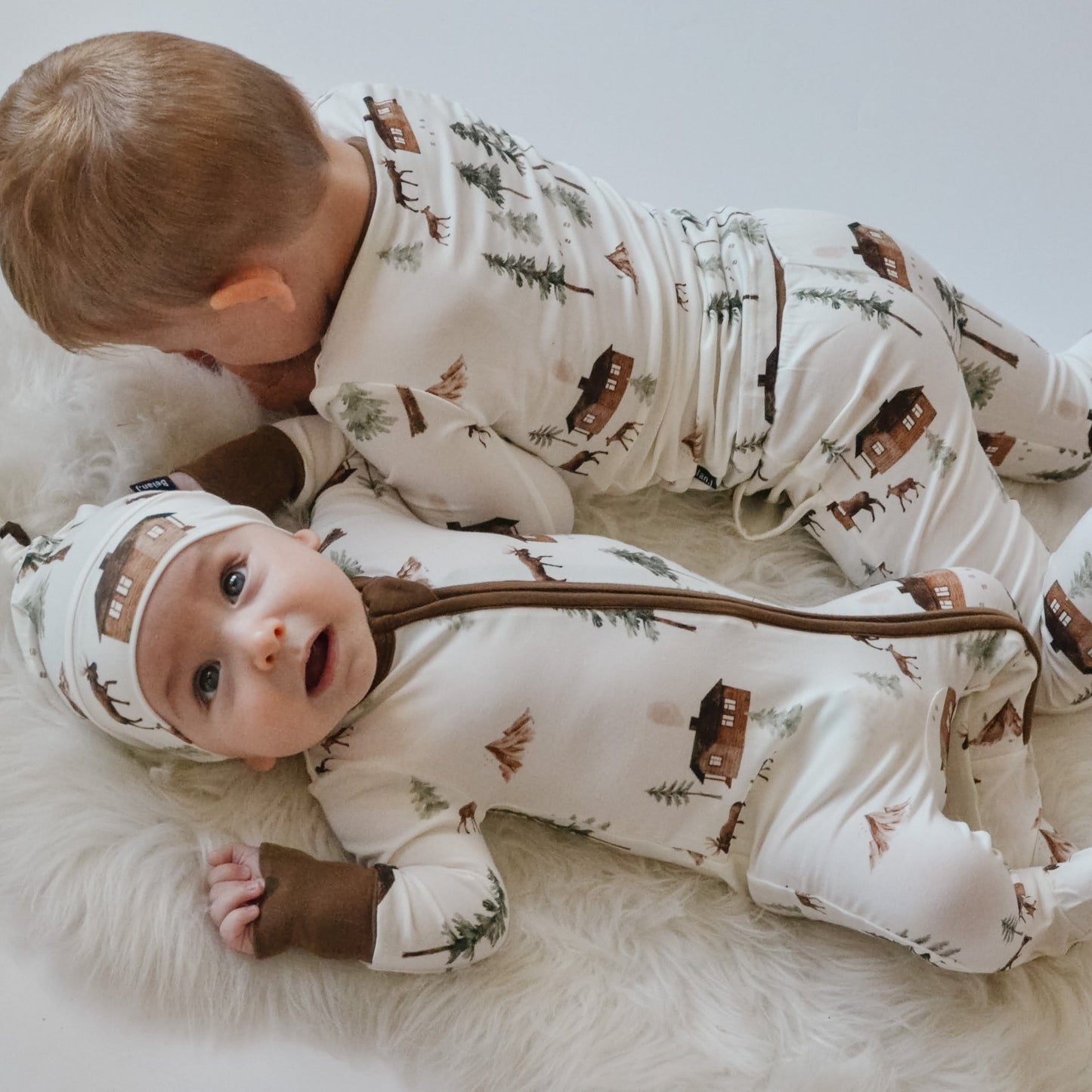 Belan J Bamboo Footed Sleeper in Moose