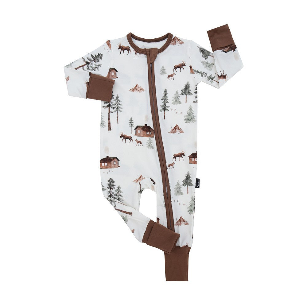 Belan J Footless Bamboo Sleeper in Moose