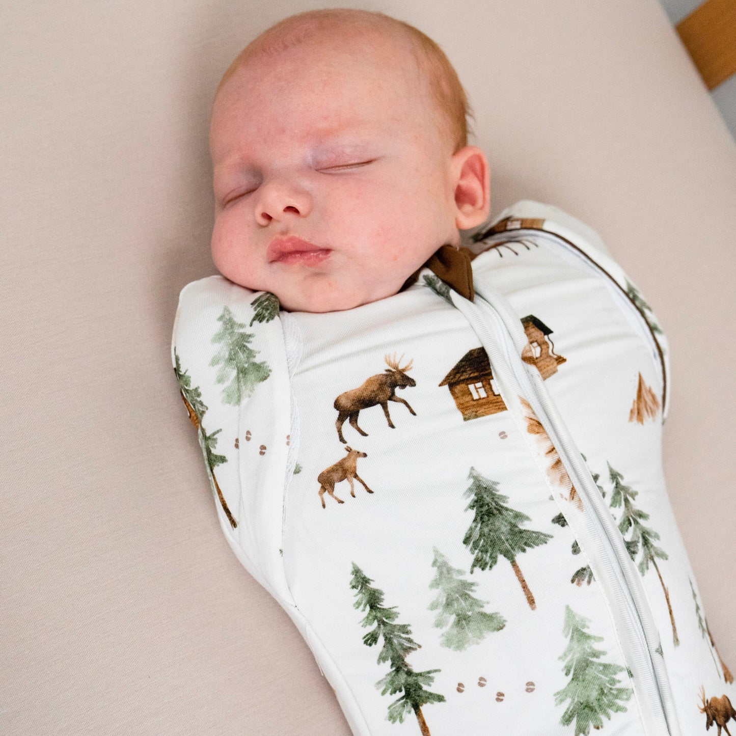 Belan J Convertible Swaddle Sack in Moose