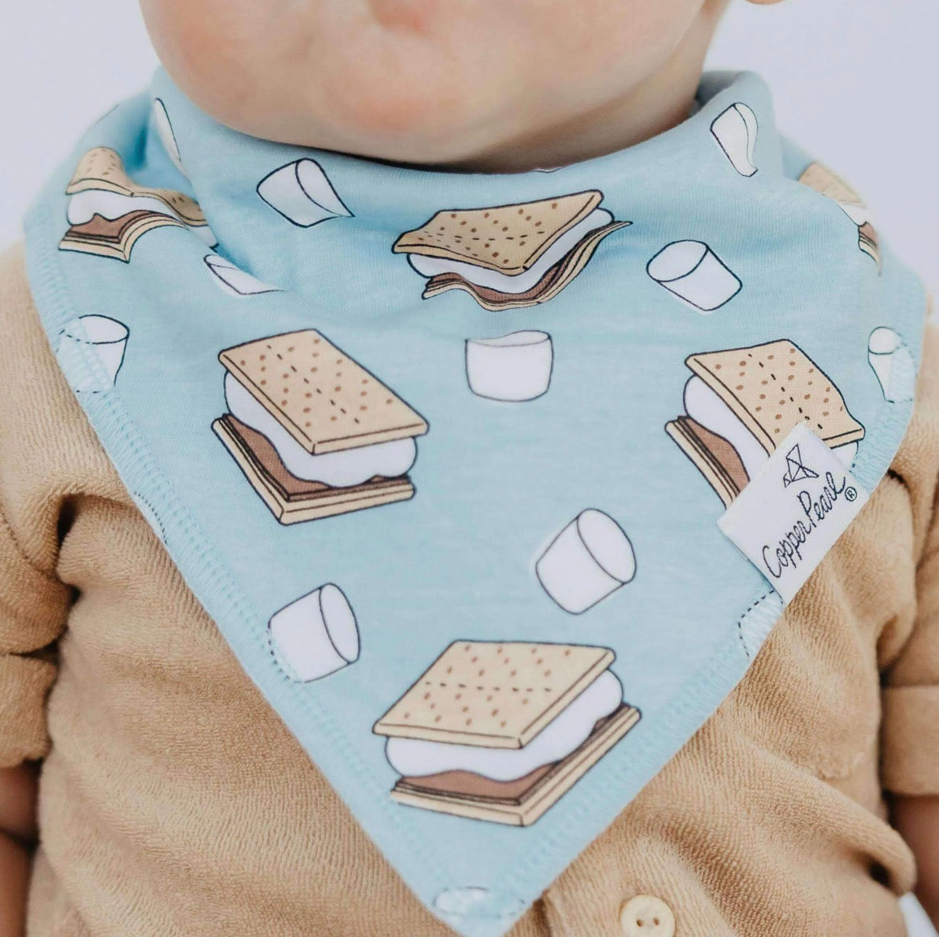Copper Pearl 4 Pack Bandana Bibs in “Bridger”