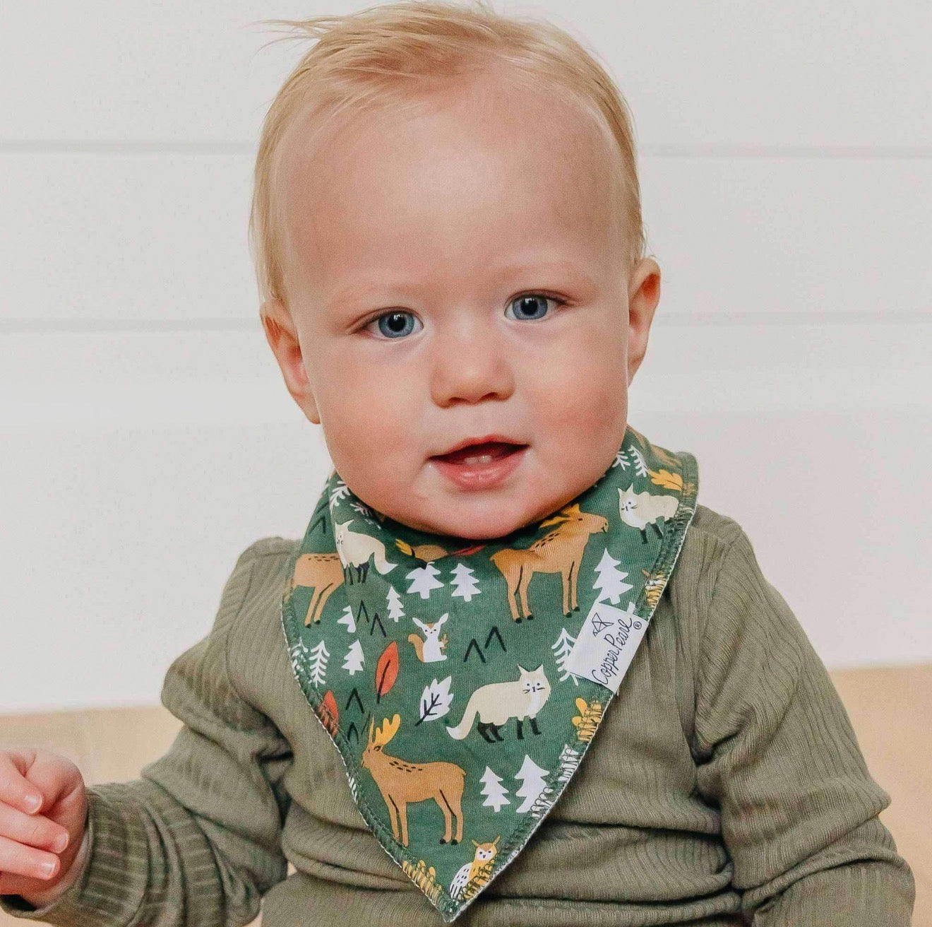 Copper Pearl 4 Pack Bandana Bibs in “Atwood”