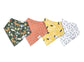 Copper Pearl 4 Pack Bandana Bibs in “Atwood”