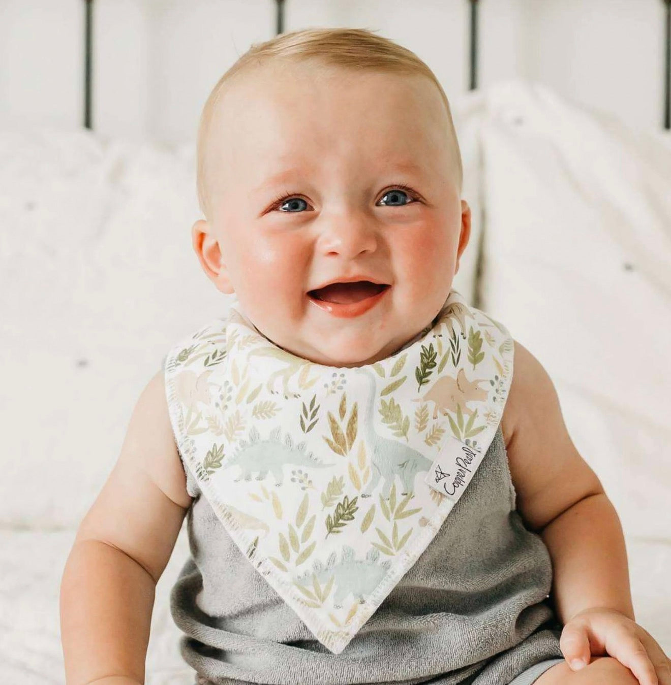 Copper Pearl 4 Pack Bandana Bibs in “Rex”