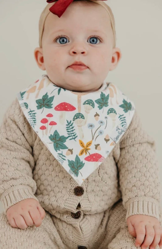 Copper Pearl 4 Pack Bandana Bibs in “Ivy”