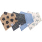 Copper Pearl 4 Pack Bandana Bibs in “Gemma”