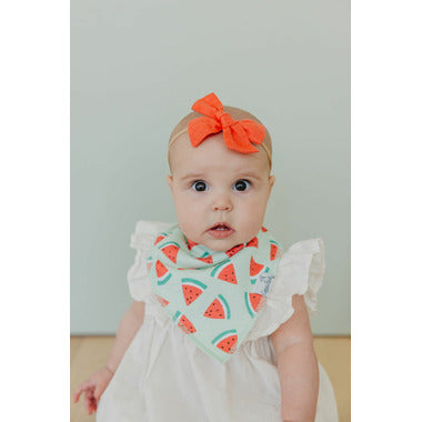 Copper Pearl 4 Pack Bandana Bibs in “Clementine”