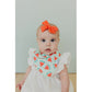 Copper Pearl 4 Pack Bandana Bibs in “Clementine”