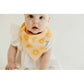 Copper Pearl 4 Pack Bandana Bibs in “Clementine”