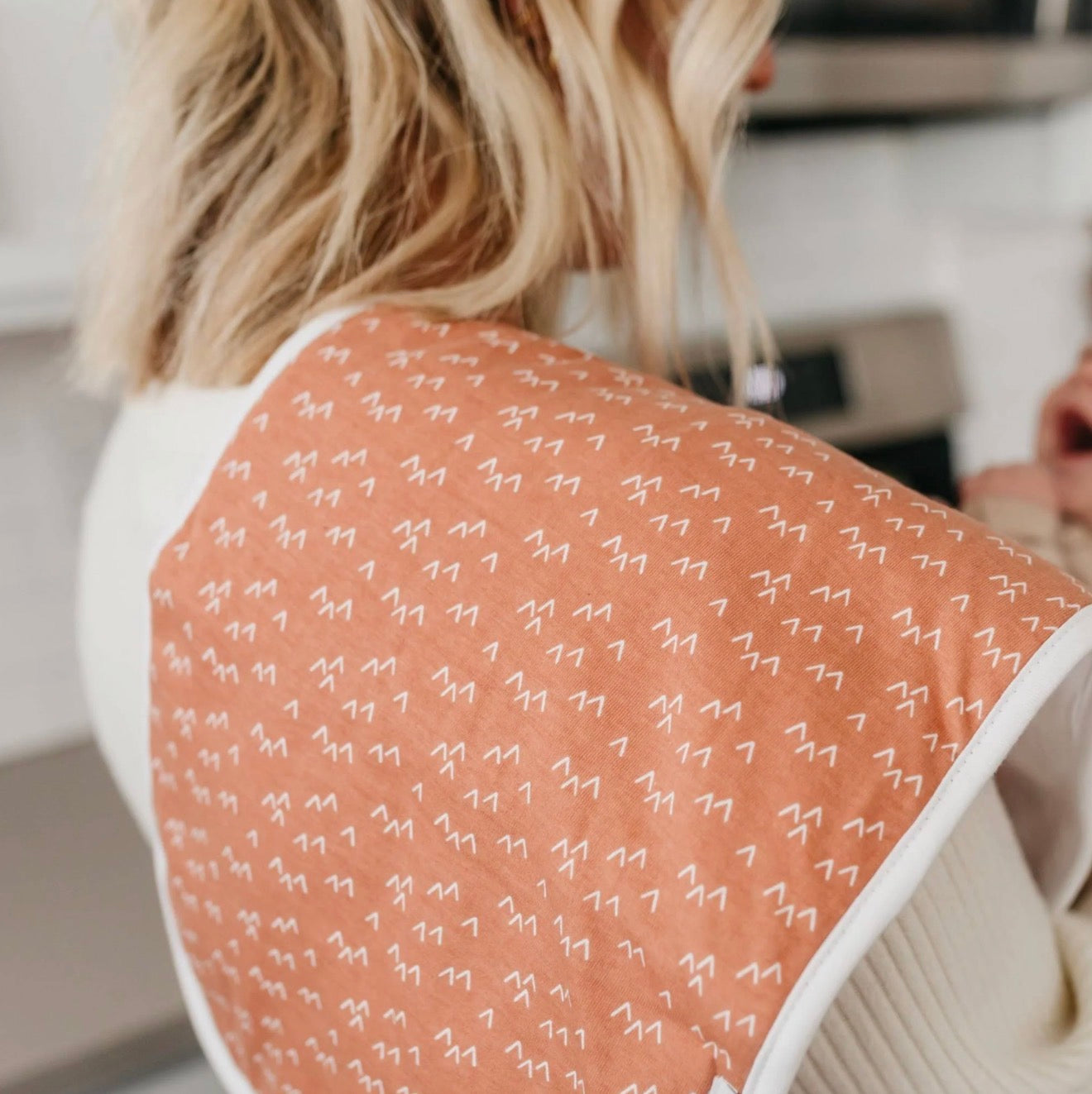 Copper Pearl Premium Burp Cloth Set in “Atwood”