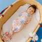 Copper Pearl Bamboo Swaddle Blanket in “Penelope”