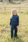 Mebie Baby Terry Cloth Track Set in Navy