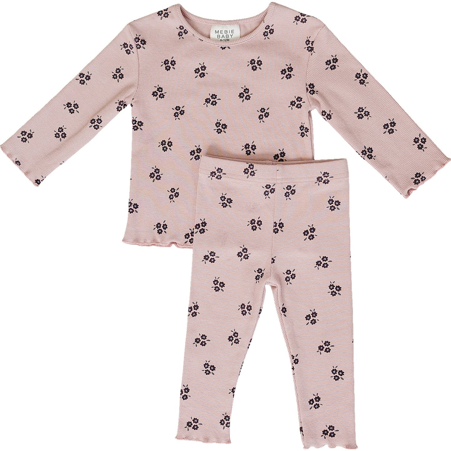 Mebie Baby Cotton Set in Pink Petals