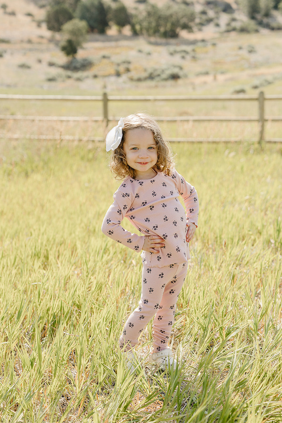 Mebie Baby Cotton Set in Pink Petals