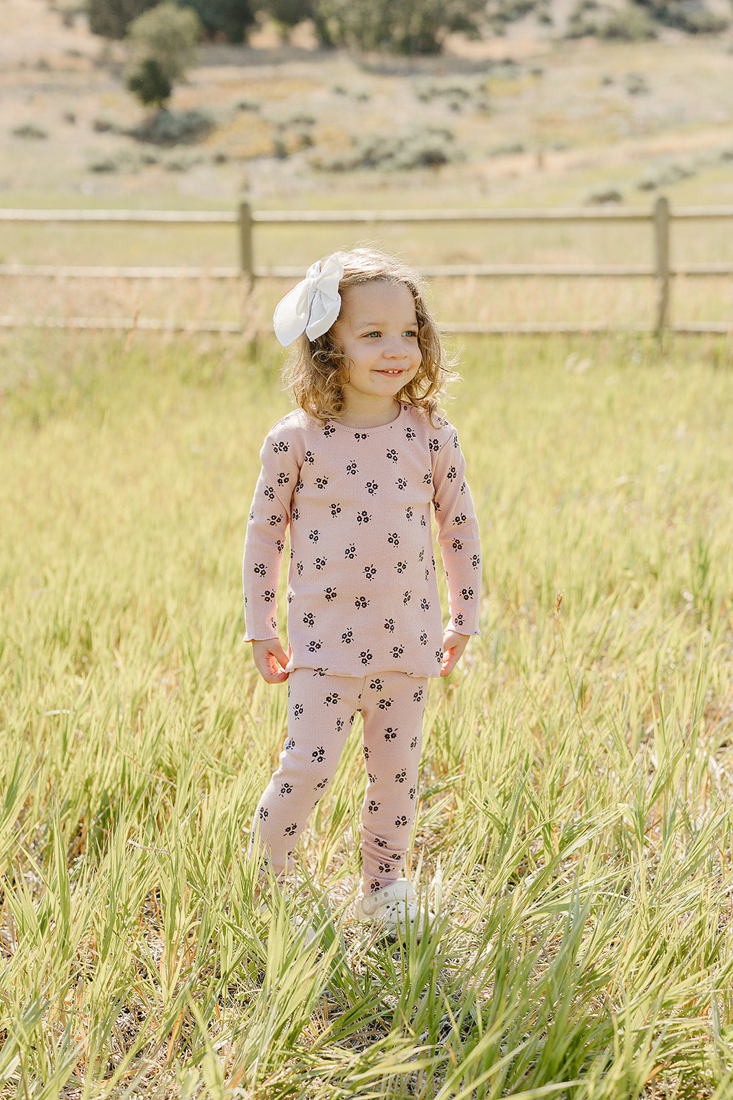 Mebie Baby Cotton Set in Pink Petals