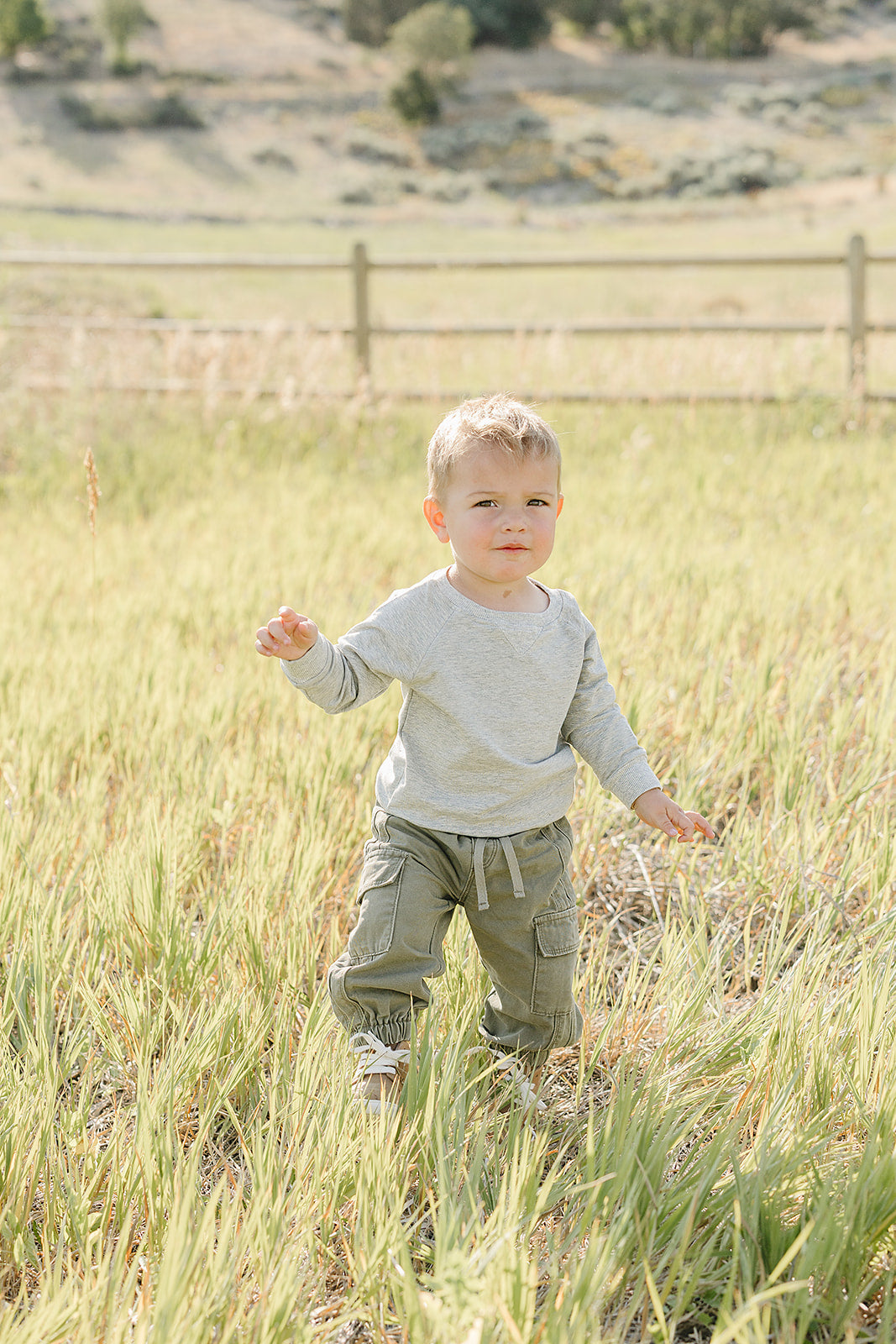 Mebie Baby Cargo Pants in Green