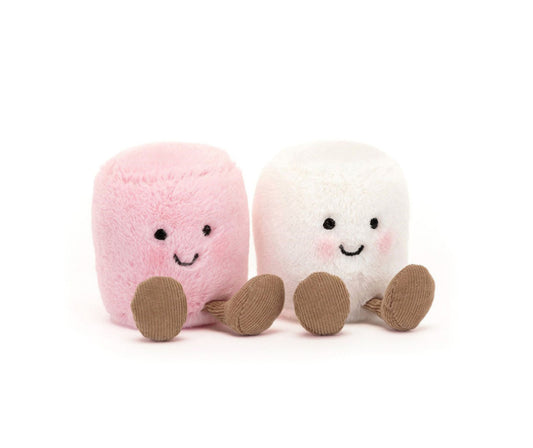 Jellycat Amuseables Pink & White Marshmallows