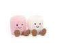 Jellycat Amuseables Pink & White Marshmallows