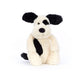 Jellycat Bashful Rufferty Black & Cream Puppy