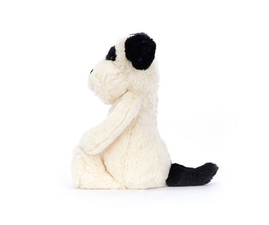 Jellycat Bashful Rufferty Black & Cream Puppy