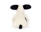 Jellycat Bashful Rufferty Black & Cream Puppy