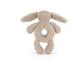 Jellycat Bashful Bunny Ring Rattle in Beige