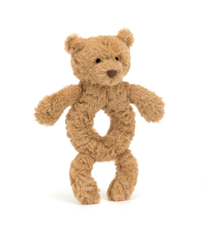 Jellycat Bartholomew Bear Ring Rattle