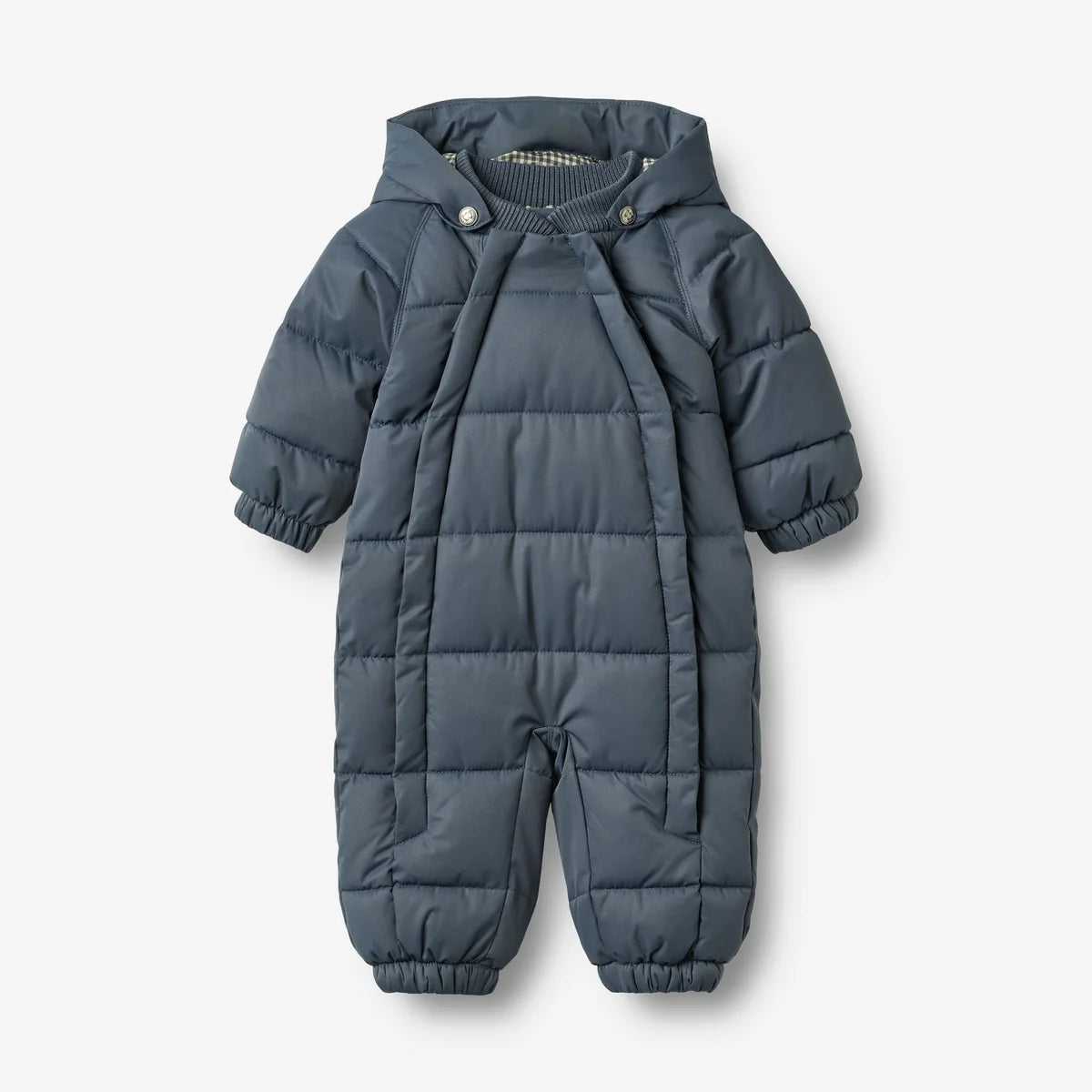 Wheat Edem Puffer Suit in Grey Blue