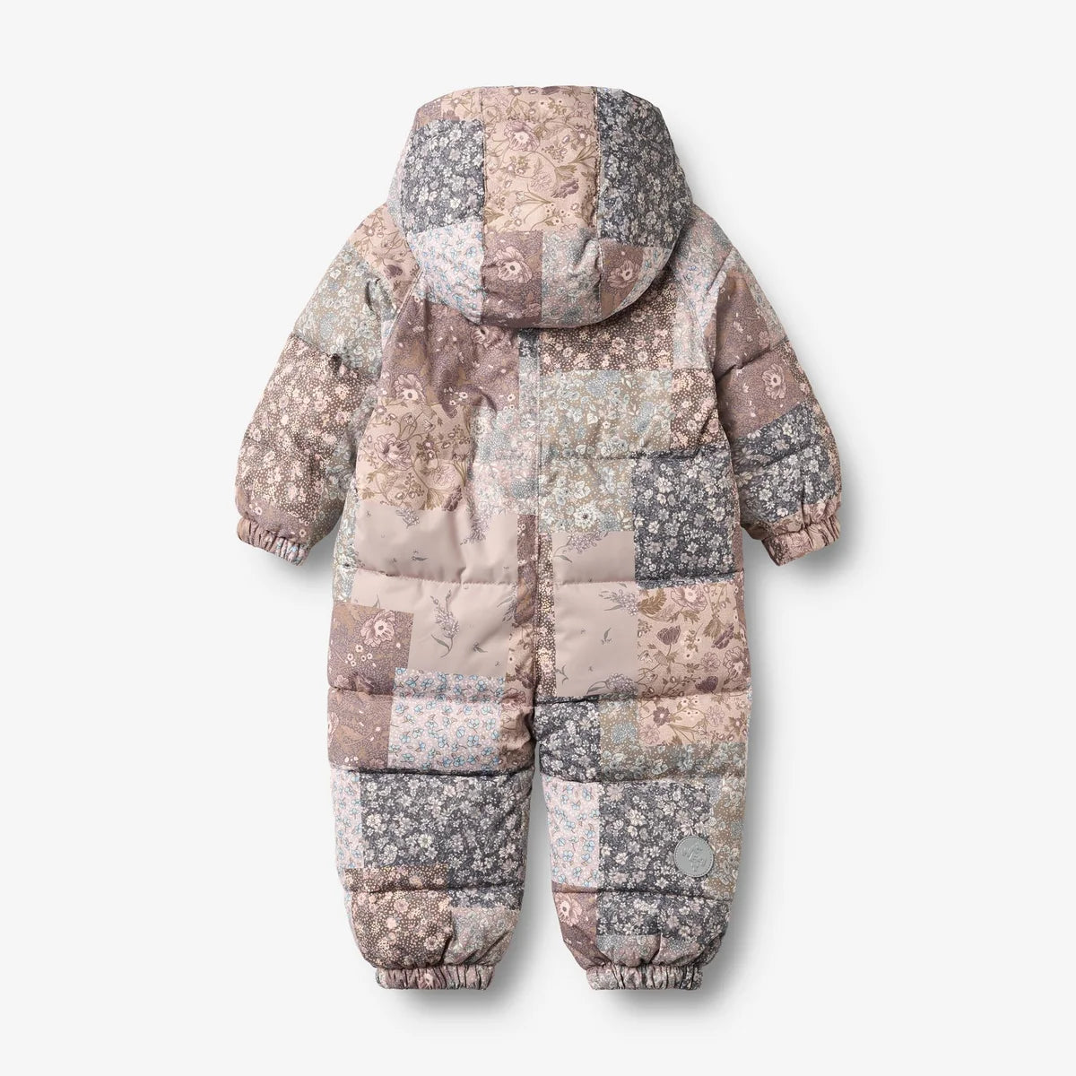 Wheat Edem Puffer Suit in Patchwork Flowers