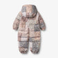 Wheat Edem Puffer Suit in Patchwork Flowers