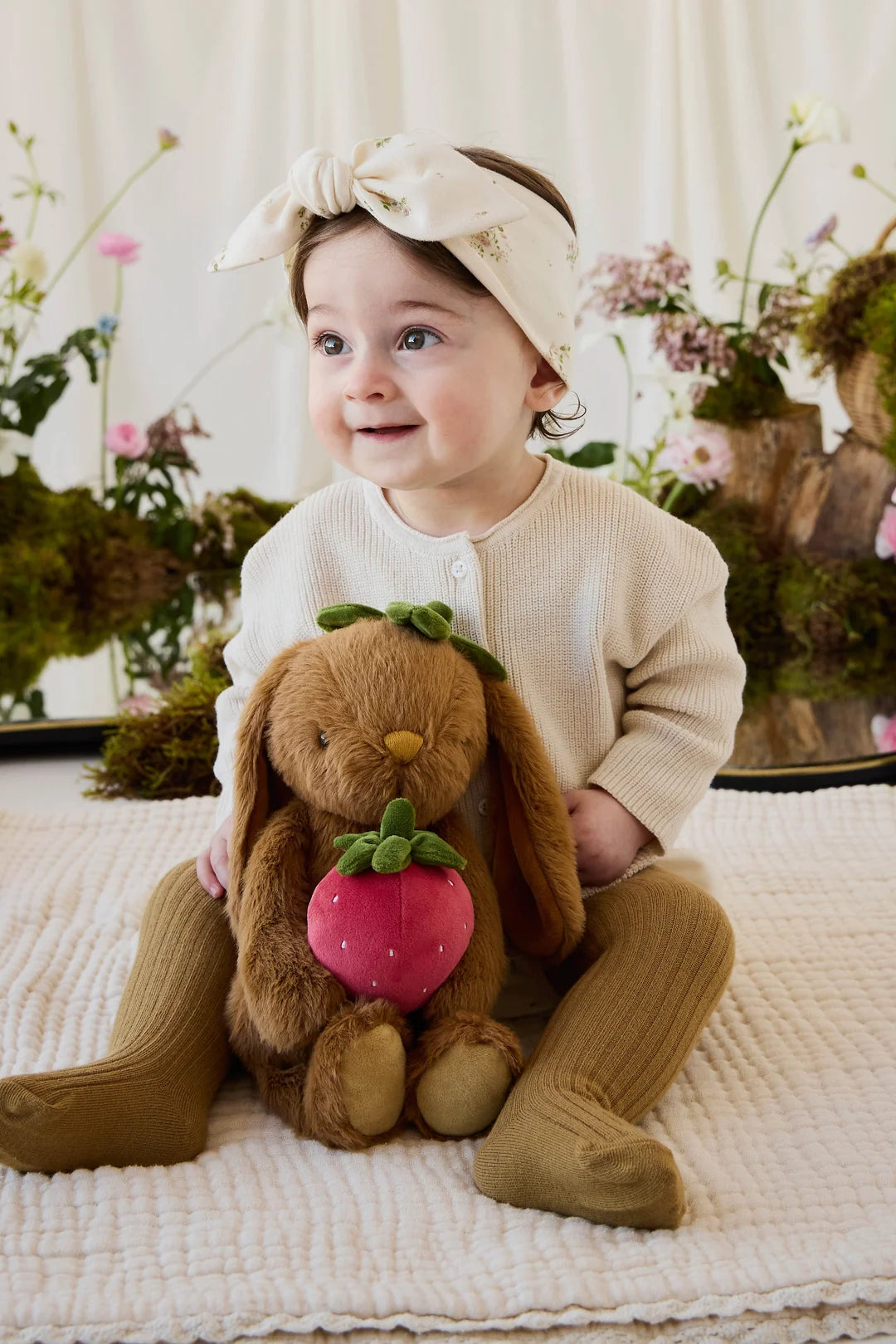 Jamie Kay Snuggle Bunnies - Penelope the Bunny with Strawberries