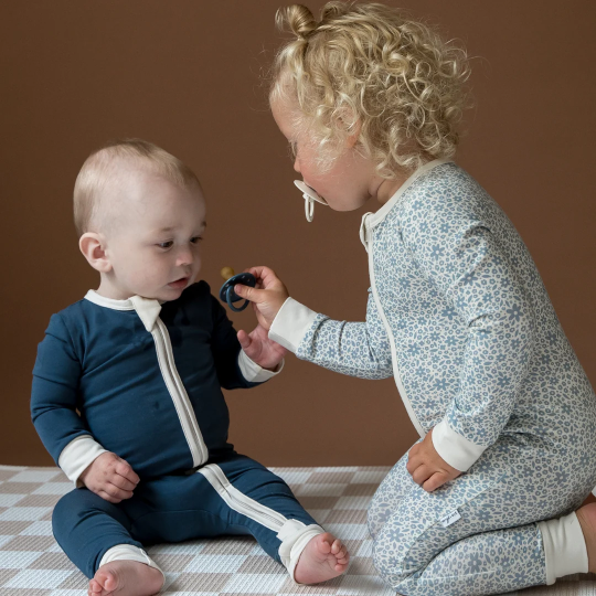 Pip + Phee Cotton Foootless Sleeper in Botanical