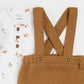 Petit Lem Quilted Overall Set in Amber Fox