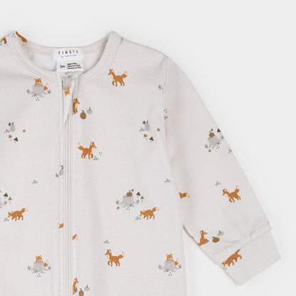 Petit Lem Footed Sleeper in Fox