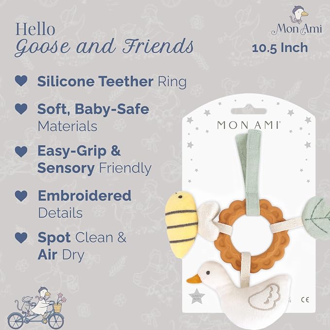 Mon Ami Goose & Friends Activity Ring Toy