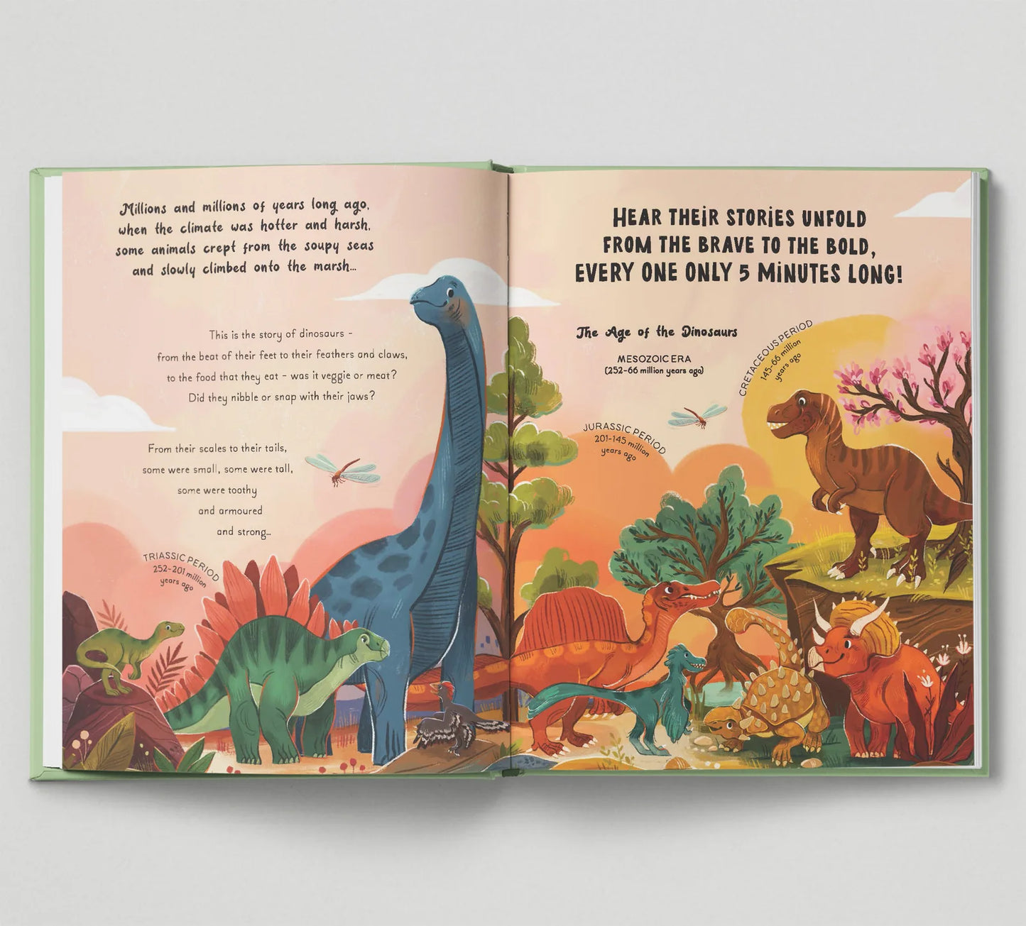 5 minute dinosaur stories Book