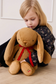 Jamie Kay Snuggle Bunnies - Big Penelope in Toffee