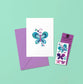 Pico Gretting Card and Temporary Tattoo/Sticker Sets