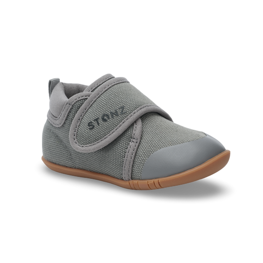 Stonz Cruisers Natural Baby Shoe in Steel