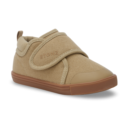 Stonz Cruisers Natural Toddler Shoes in Tan