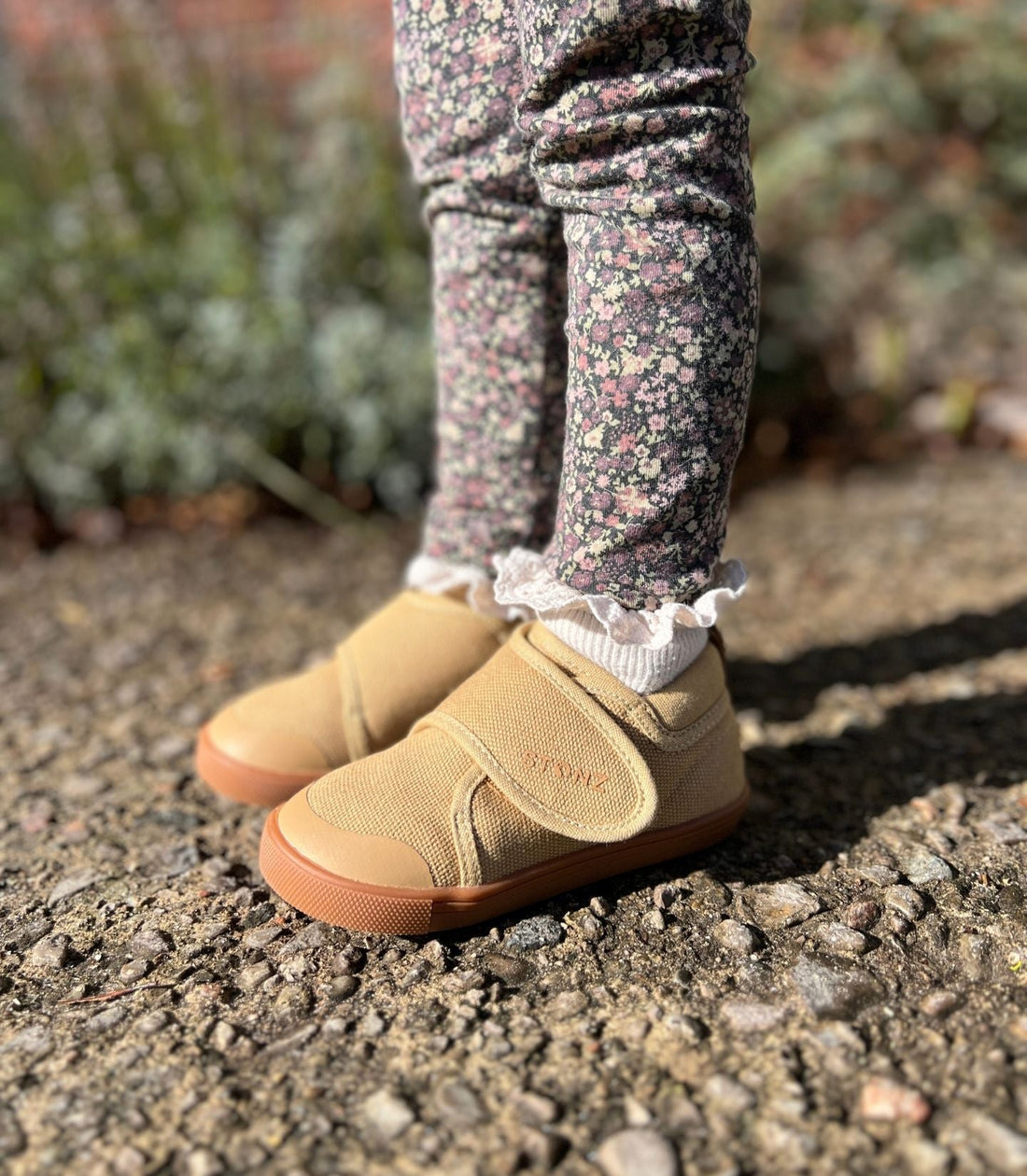 Stonz Cruisers Natural Toddler Shoes in Tan